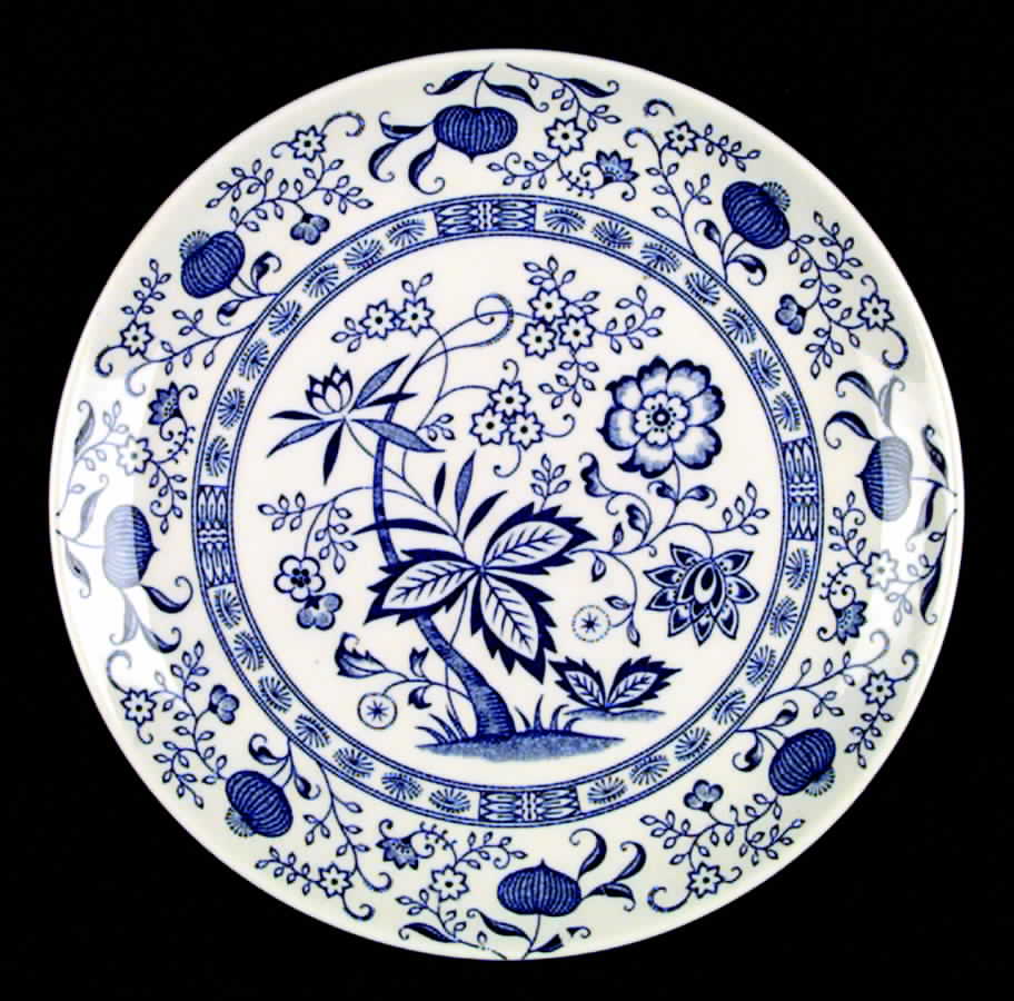 Blue Onion Dinner Plate by Mayfair (Japan)-1