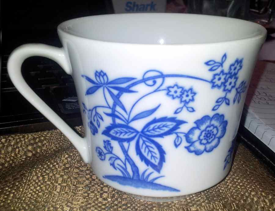 Blue Onion Flat Cup by Mayfair (Japan)-1