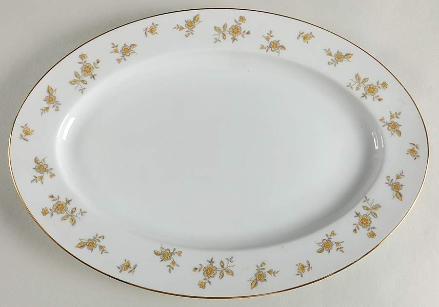 Hanover 14" Oval Serving Platter by Majestic (Japan)-1