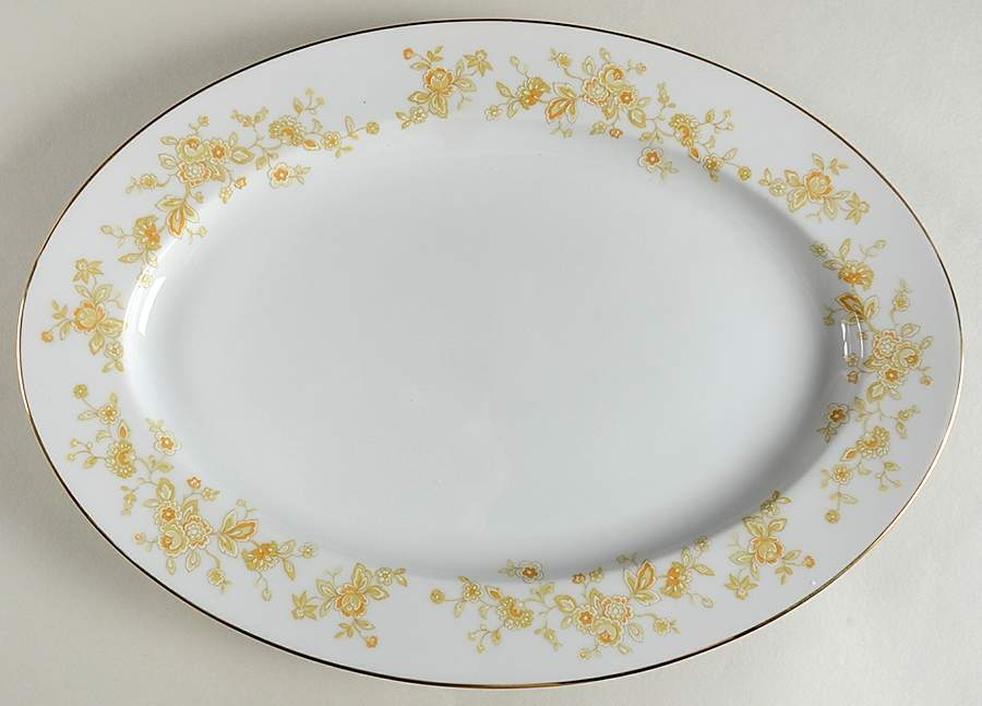 Meredith 14" Oval Serving Platter by Majestic (Japan)-1