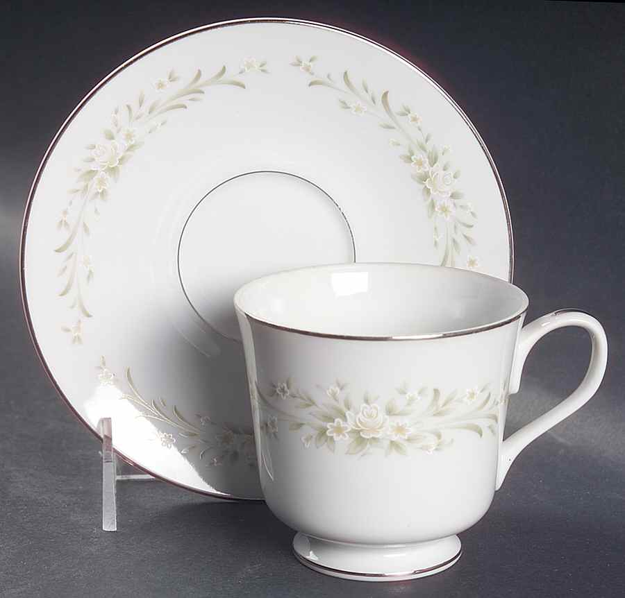 Ramsey Footed Cup & Saucer Set by Majestic (Japan)-1