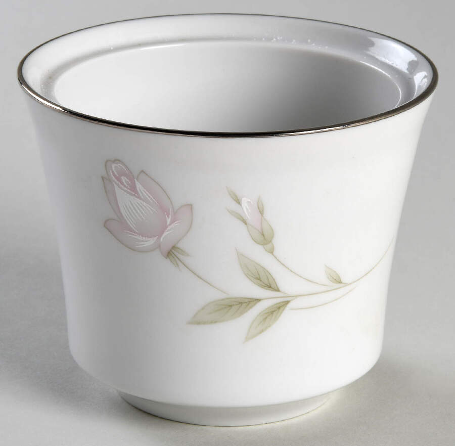 Sage Rose Sugar Bowl No Lid by Majestic (Japan)-1