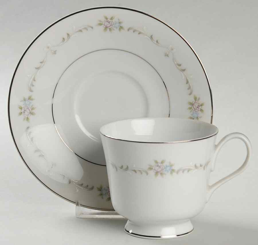 Winslow Footed Cup & Saucer Set by Majestic (Japan)-1