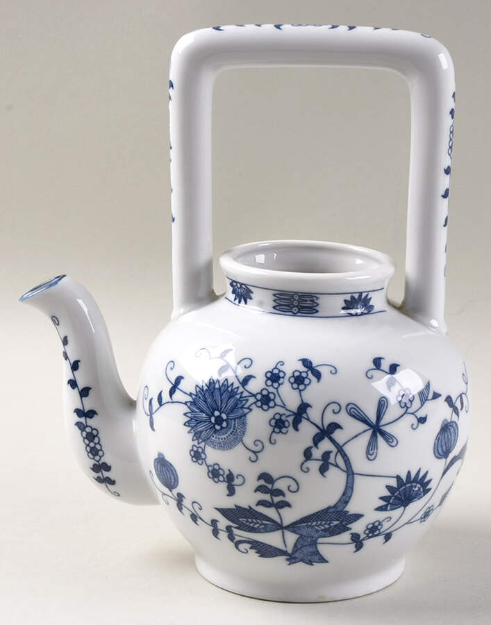 Blue Onion Small Teapot No Lid by Seymour Mann-1