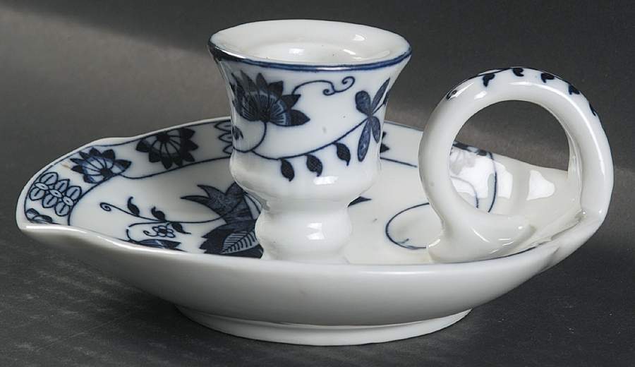 Blue Onion Candleholder by Seymour Mann-1