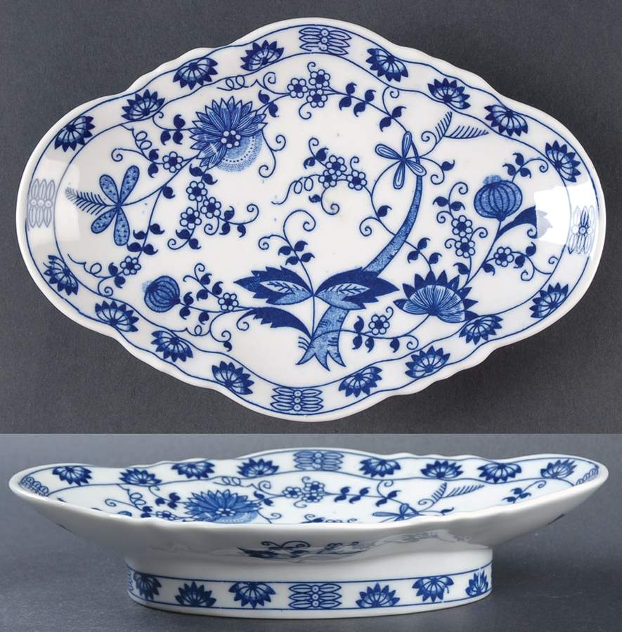 Blue Onion 8" Chinese Bowl by Seymour Mann-1