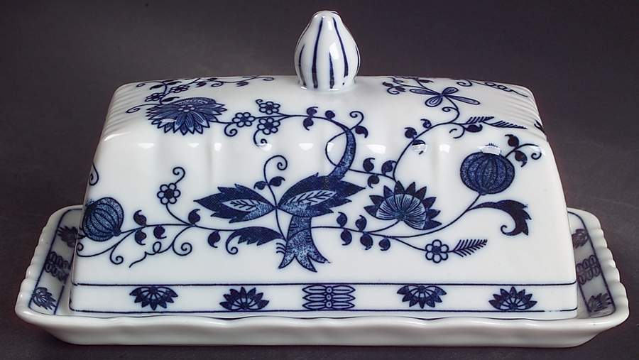 Blue Onion 1/4 Lb Covered Butter by Seymour Mann-1