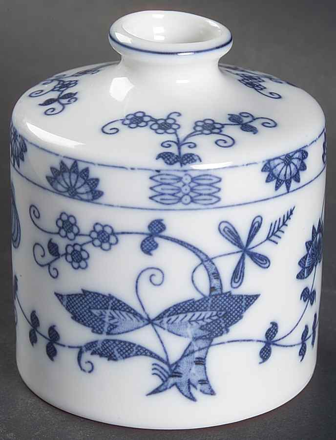 Blue Onion 3" Bud Vase by Seymour Mann-1
