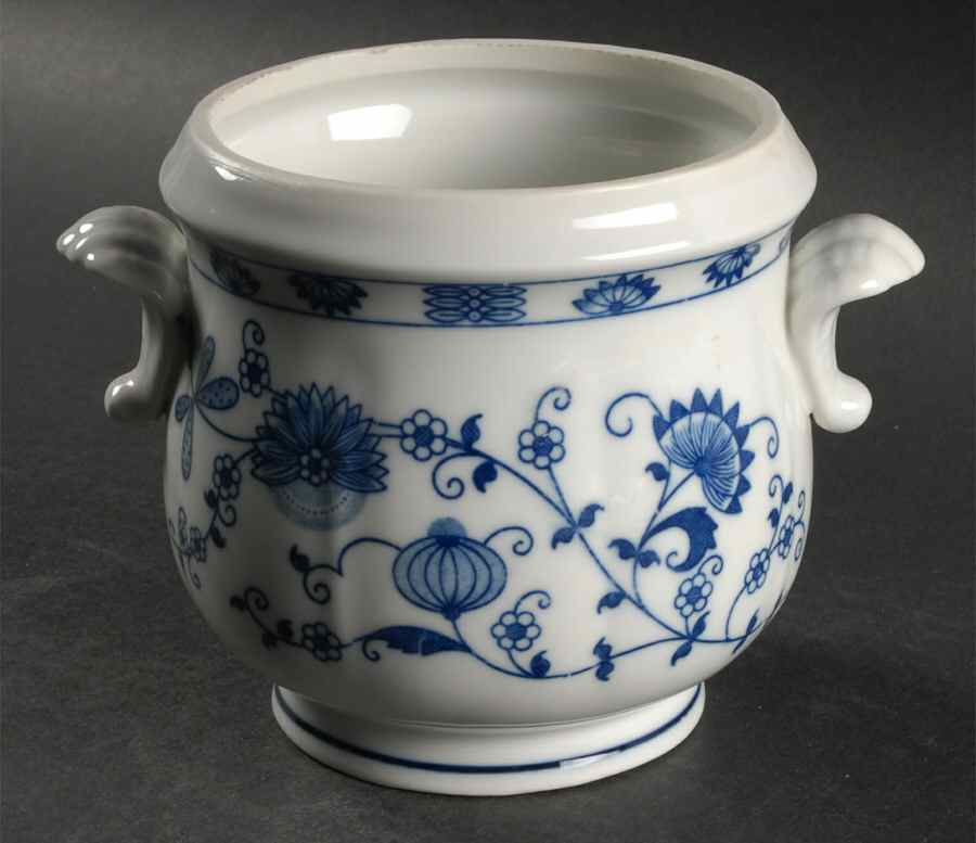 Blue Onion Medium Cachepot by Seymour Mann-1
