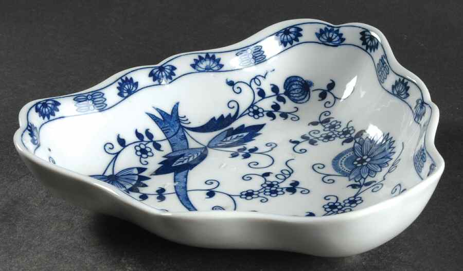 Blue Onion Open Candy Dish by Seymour Mann-1