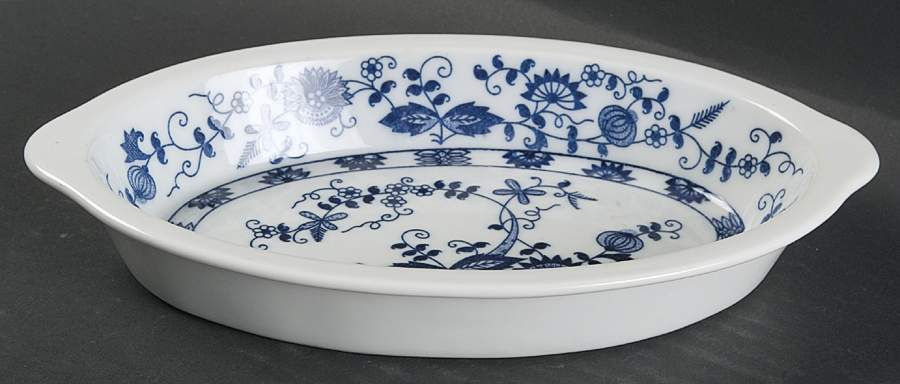 Blue Onion 9" Augratin by Seymour Mann-1