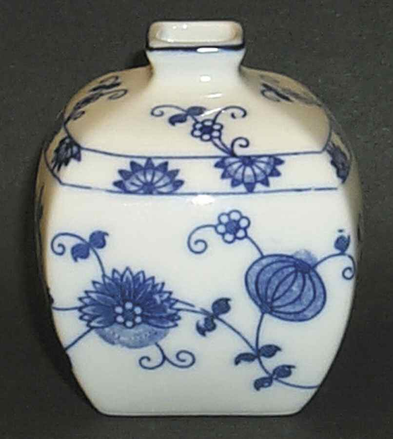 Blue Onion 5" Bud Vase by Seymour Mann-1