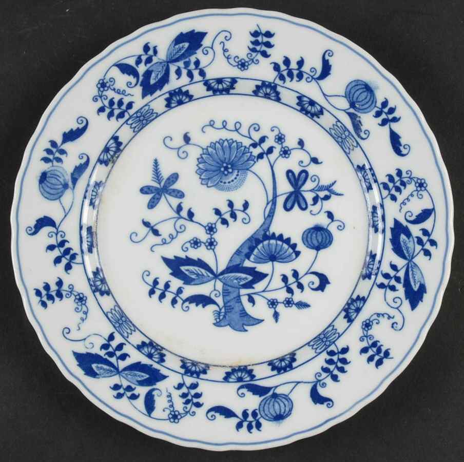 Blue Onion Salad Plate by Seymour Mann-1