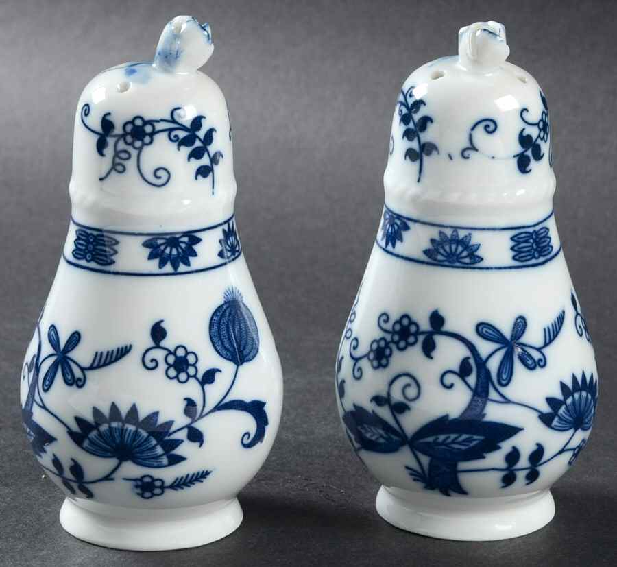Blue Onion Salt & Pepper Set by Seymour Mann-1