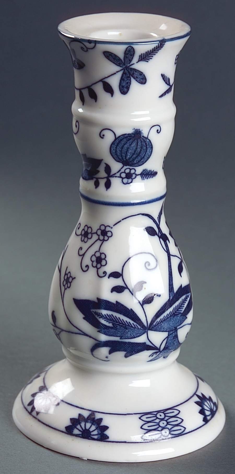 Blue Onion 6" Candlestick by Seymour Mann-1
