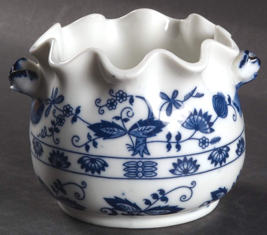 Blue Onion Open Sugar Bowl by Seymour Mann-1