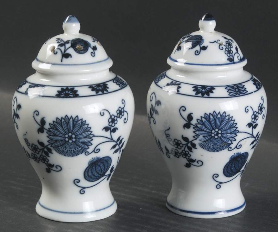 Blue Onion Salt & Pepper Set by Seymour Mann-1