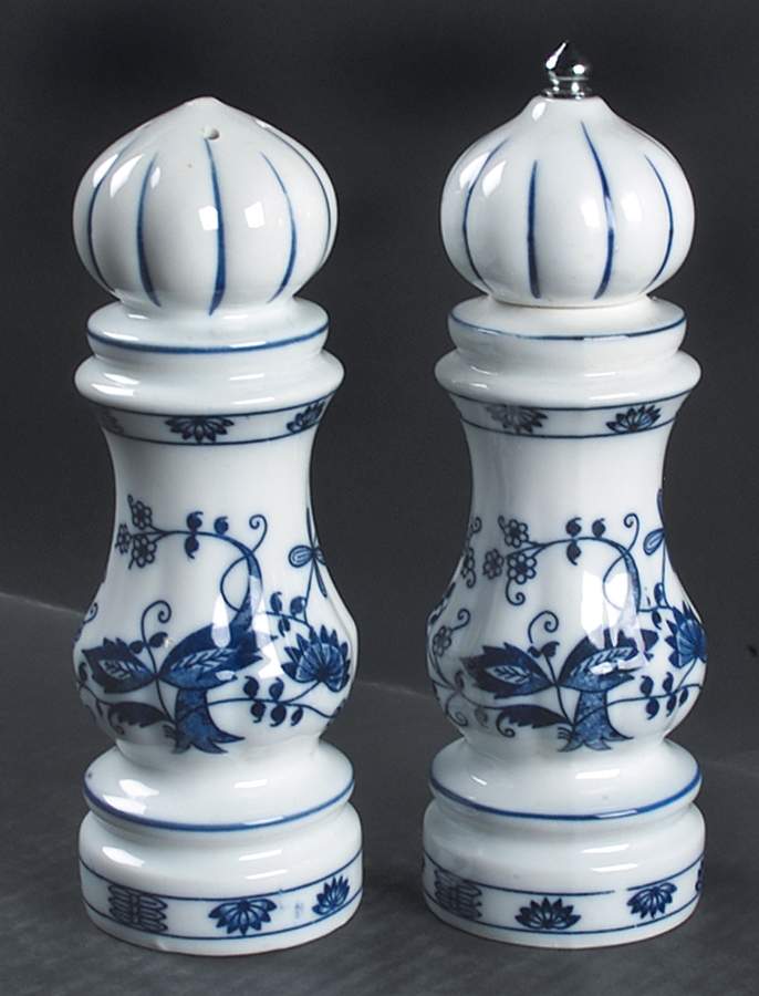 Blue Onion Salt Mill & Pepper Mill Set by Seymour Mann-1