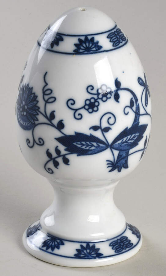 Blue Onion Bone Salt Shaker by Seymour Mann-1