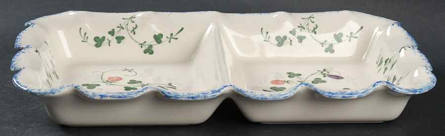 Cote Basque Rectangular Divided Vegetable Bowl by Seymour Mann-1