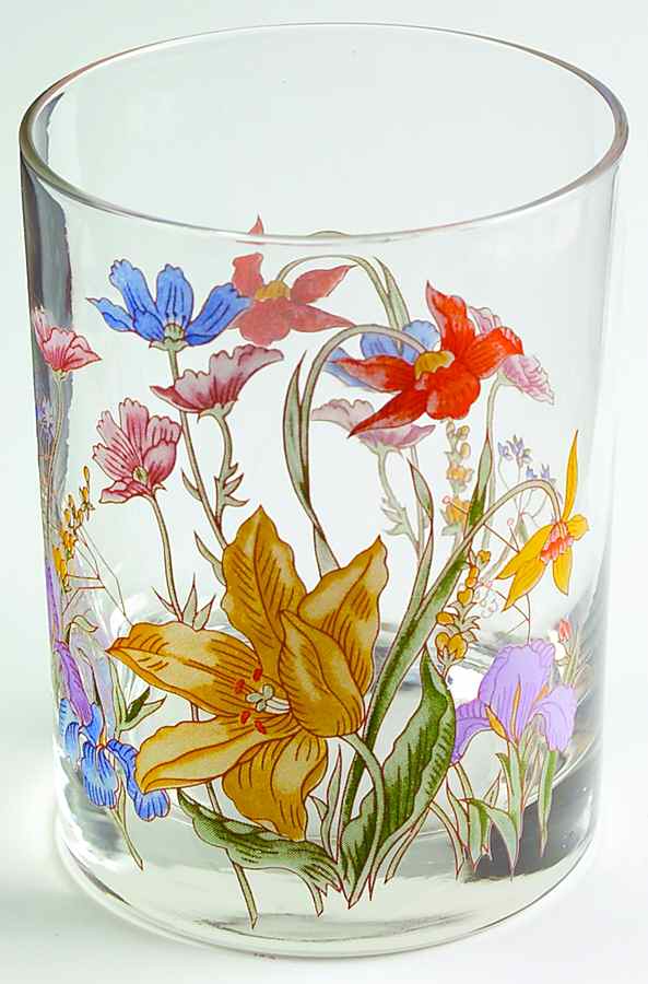 Day Lily 10 Oz Glassware Double Old Fashioned by Seymour Mann-1