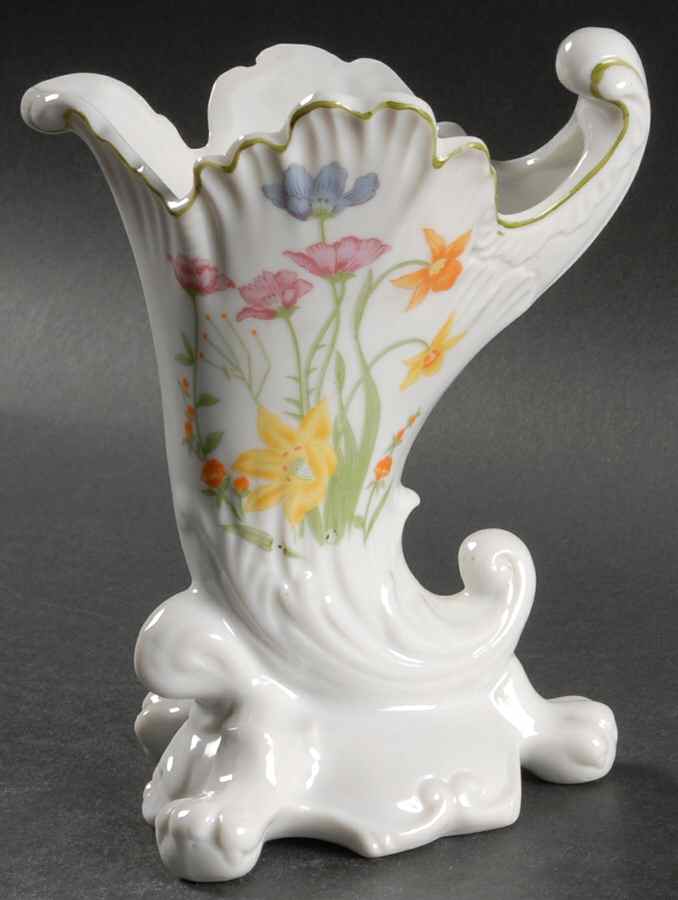 Day Lily 6" Cornucopia Vase by Seymour Mann-1