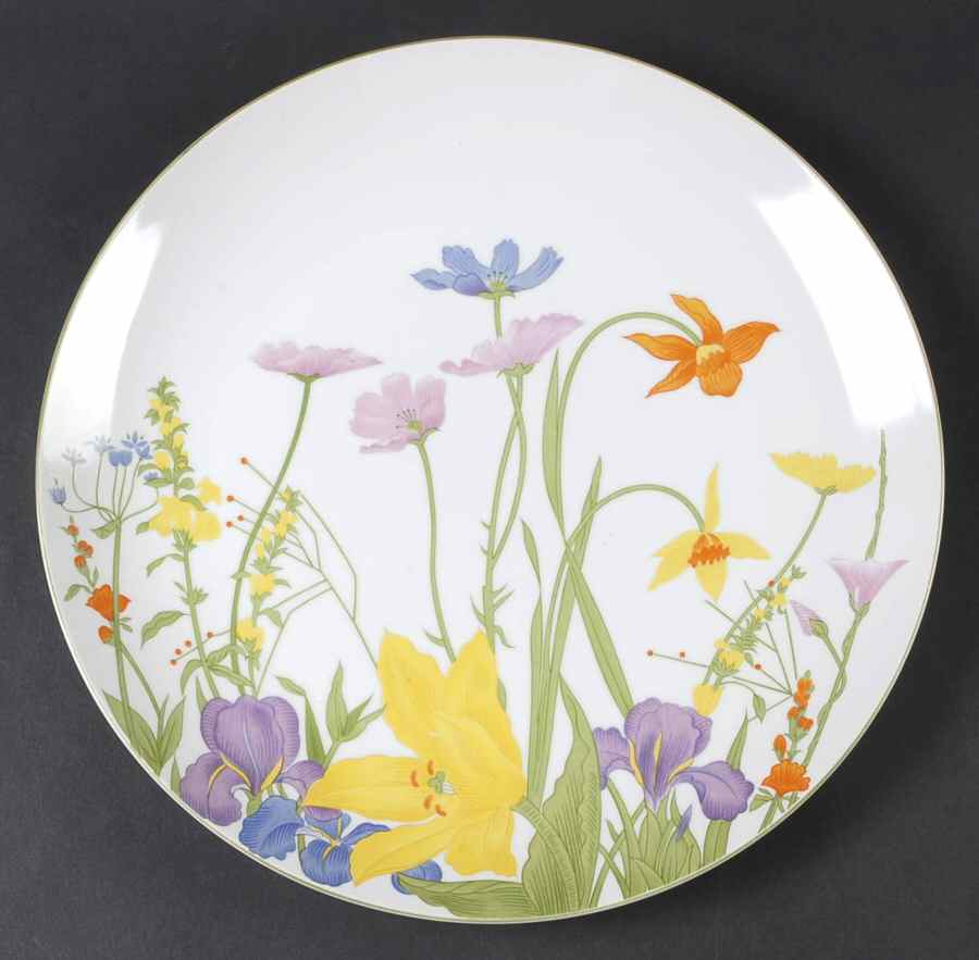 Day Lily 12" Chop Plate (Round Platter) by Seymour Mann-1