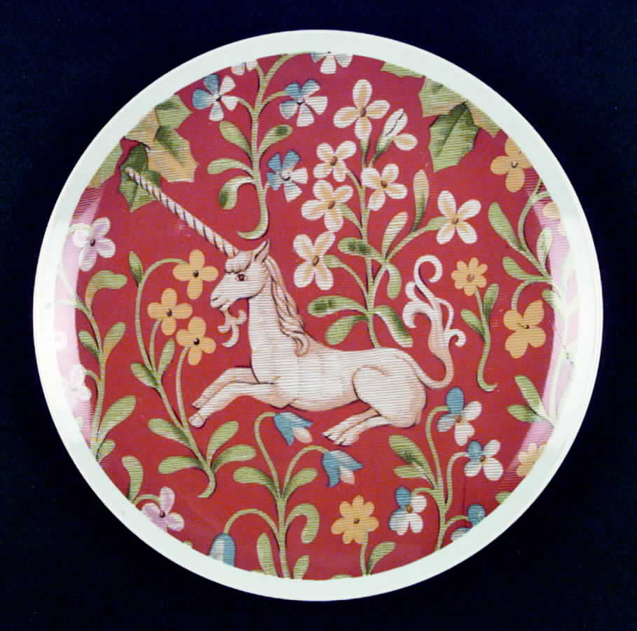 Flemish Tapestry Luncheon Plate by Seymour Mann-1