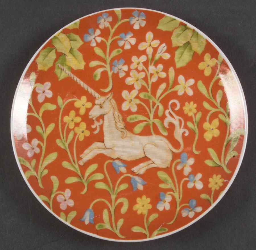 Flemish Tapestry Salad Plate by Seymour Mann-1