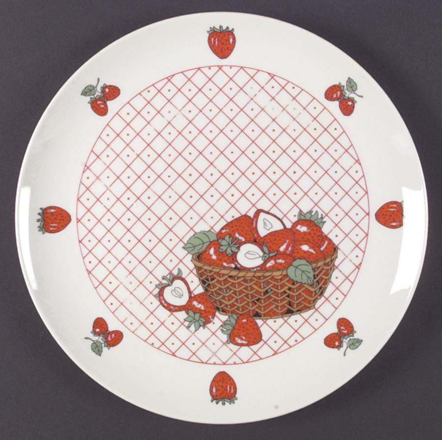 Les Fruits Dinner Plate by Seymour Mann-1