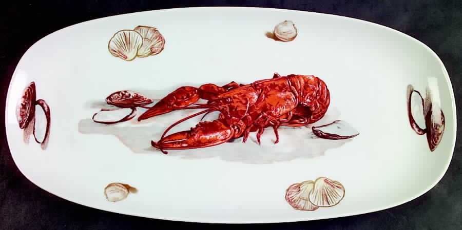 Olde Nantucket 16" Oval Serving Platter by Seymour Mann-1