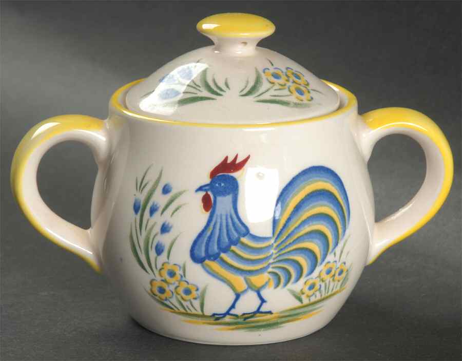Provincial Sugar Bowl & Lid by Seymour Mann-1