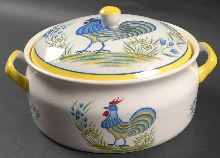 Provincial 3.75 Quart Round Covered Casserole by Seymour Mann-1