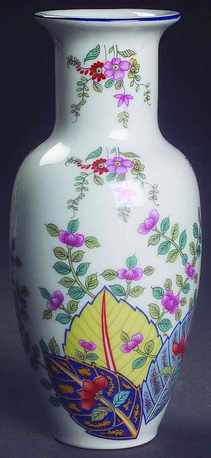 Tobacco Leaf 7" Vase by Seymour Mann-1