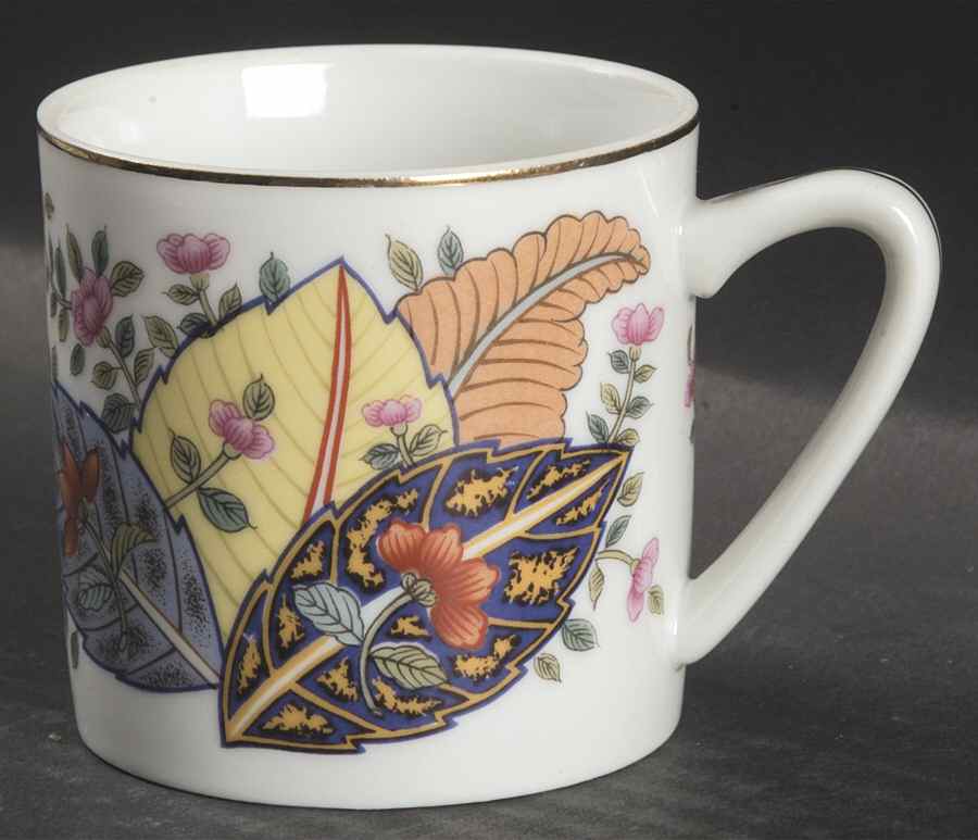 Tobacco Leaf Flat Cup by Seymour Mann-1