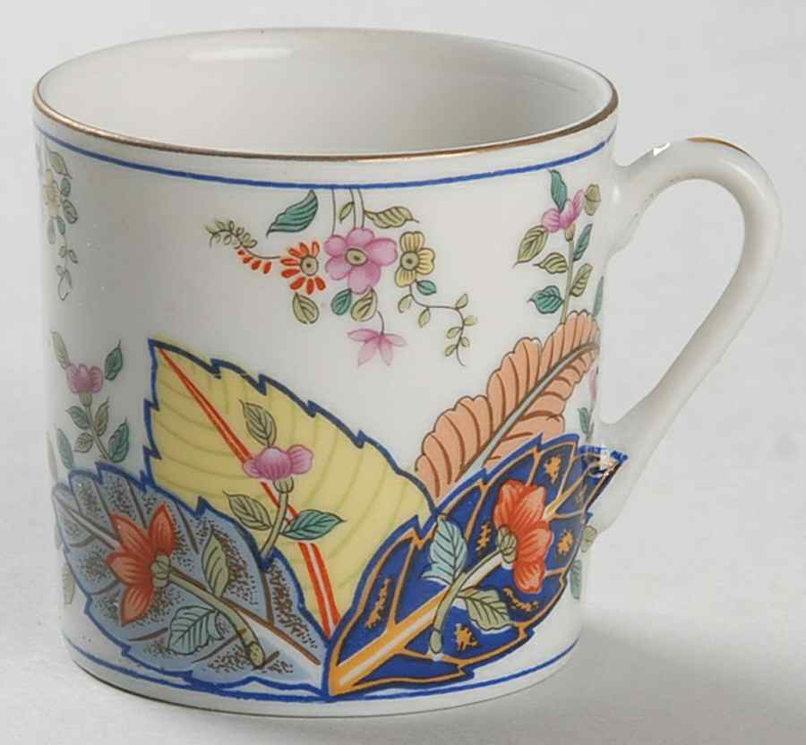 Tobacco Leaf Flat Demitasse Cup by Seymour Mann-1