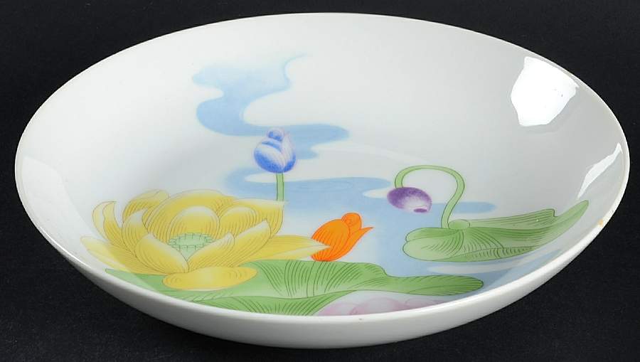 Water Lily Coupe Soup Bowl by Seymour Mann-1