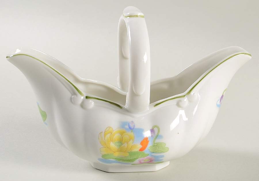 Water Lily Small Basket by Seymour Mann-1