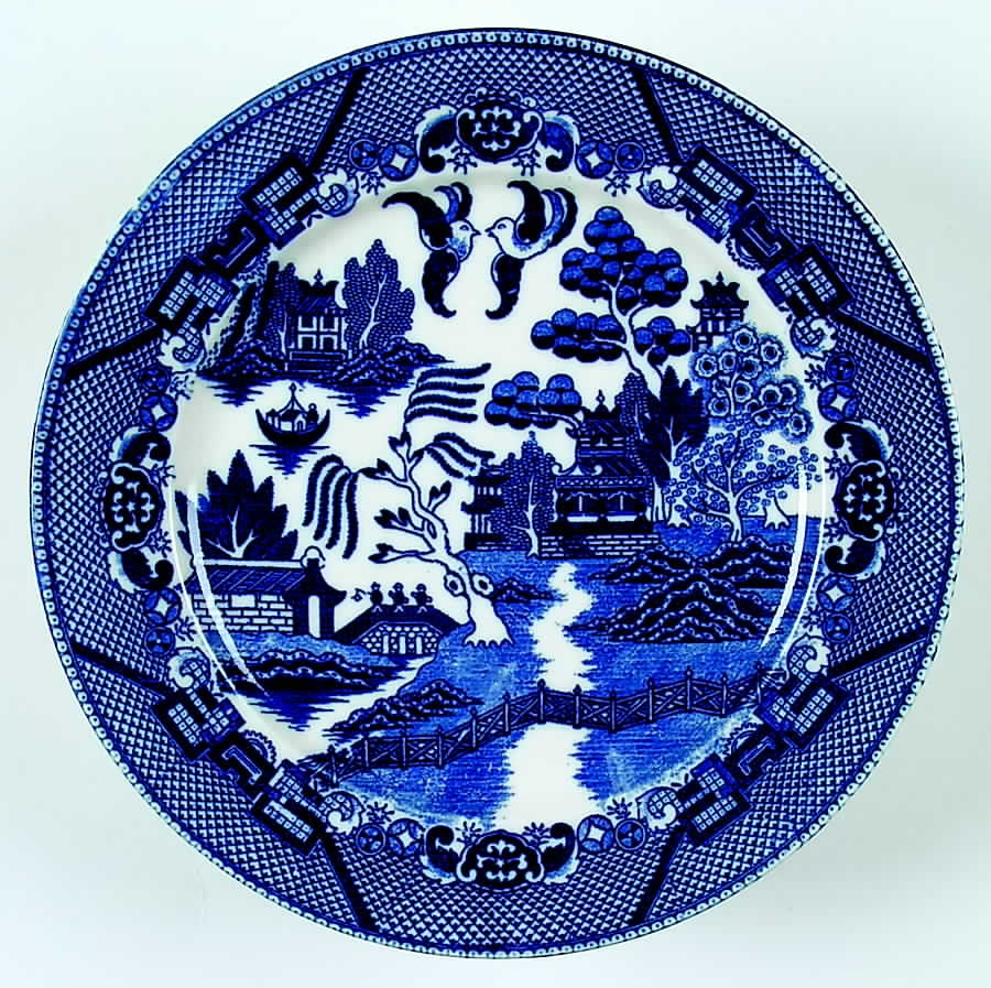Willow Blue Dinner Plate by Maruta-1