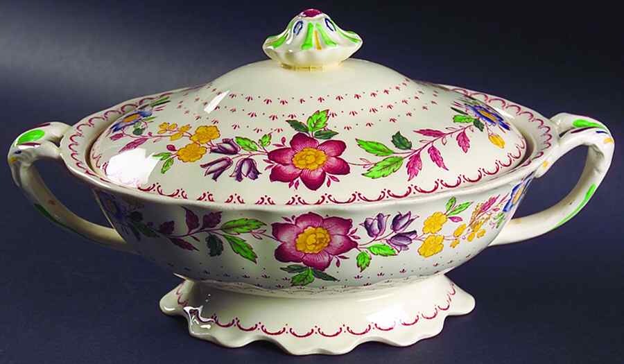 Arbor Oval Covered Vegetable by Mason's-1