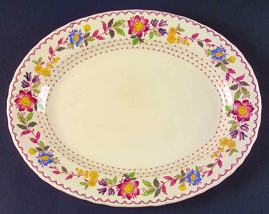 Arbor 12" Oval Serving Platter by Mason's-1