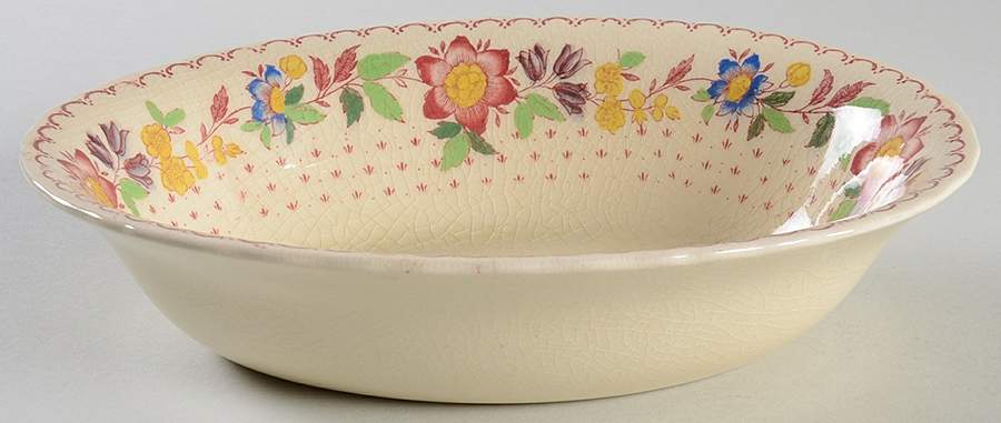 Arbor 8" Oval Vegetable Bowl by Mason's-1