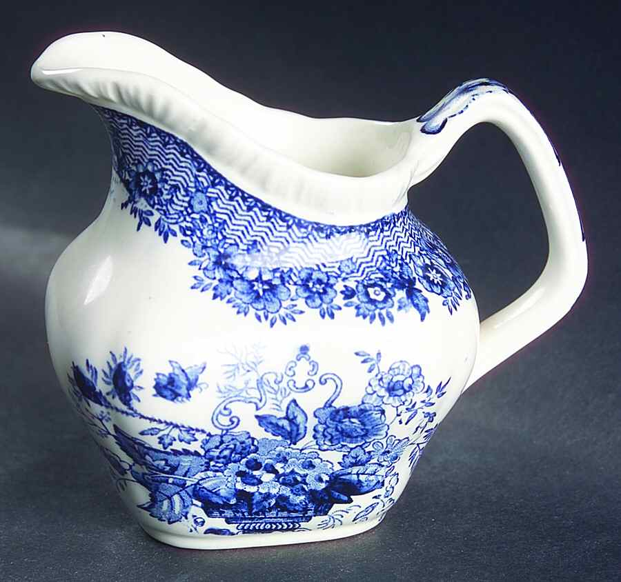 Ascot Blue Creamer by Mason's-1