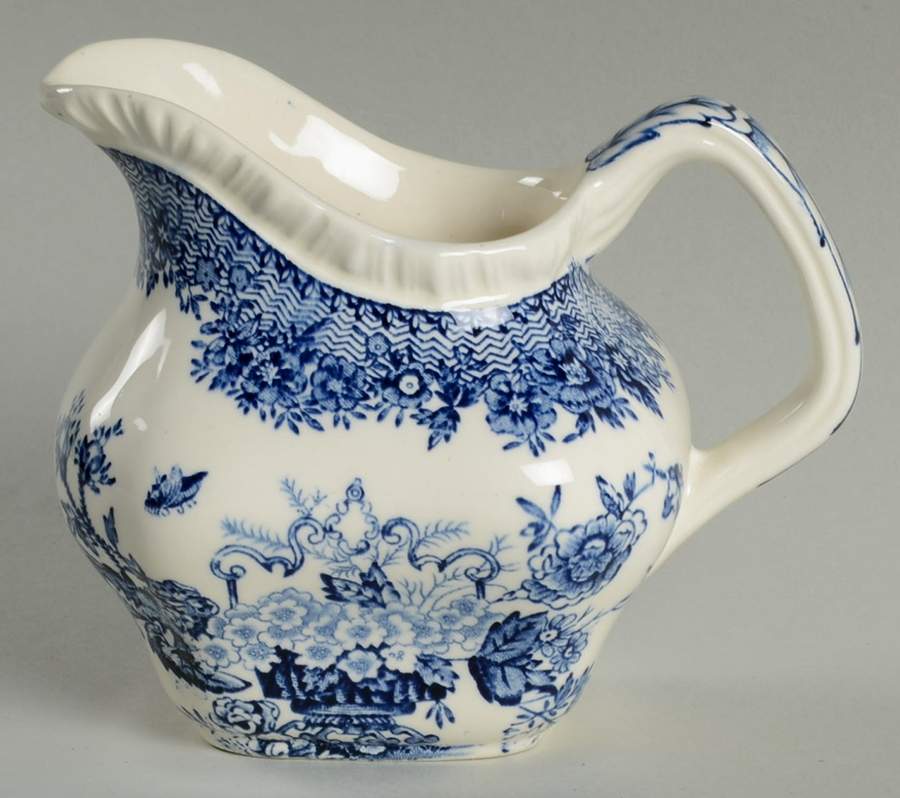 Ascot Blue Creamer by Mason's-1