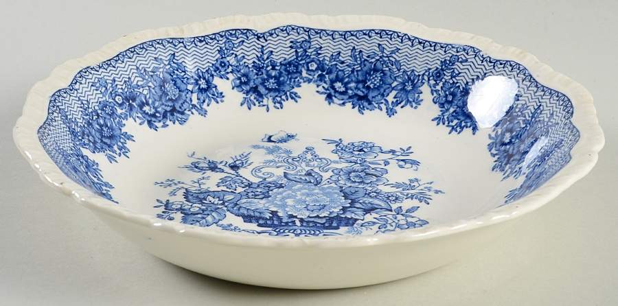 Ascot Blue Coupe Soup Bowl by Mason's-1