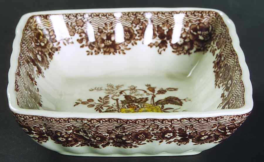 Ascot Brown Multicolor Sweet Dish Lorne by Mason's-1
