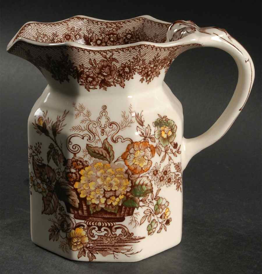 Ascot Brown Multicolor 32 Oz Pitcher by Mason's-1