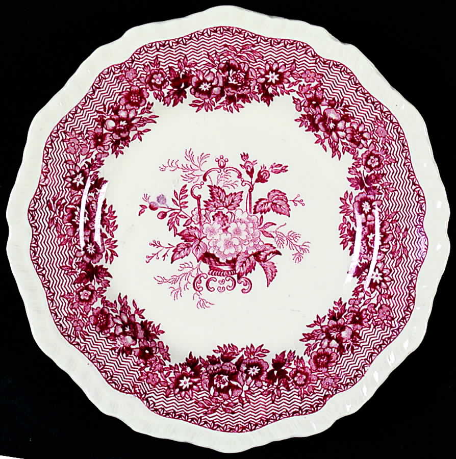 Ascot Red Bread & Butter Plate by Mason's-1