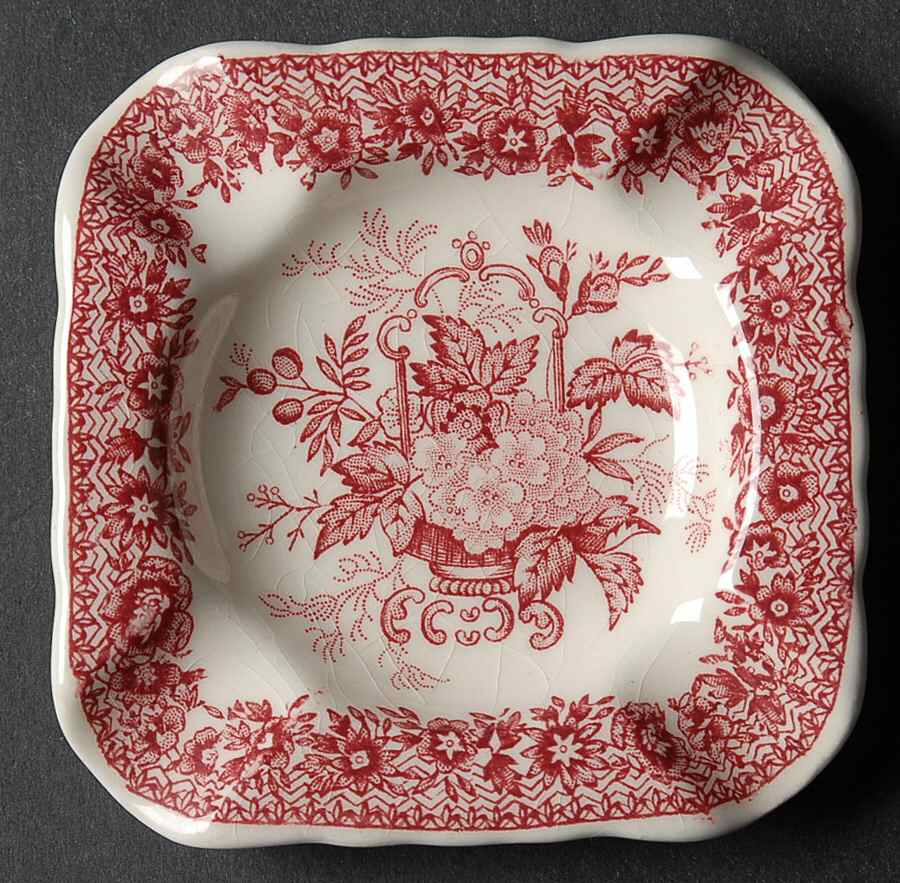 Ascot Red Small Ashtray by Mason's-1