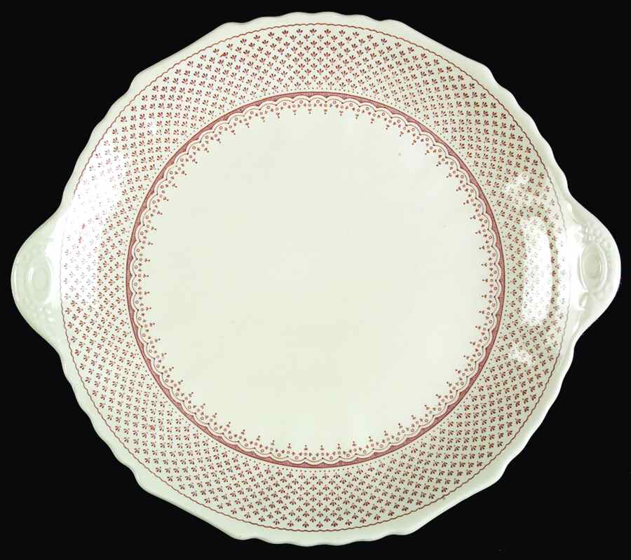 Ashlea Brown Handled Cake Plate by Mason's-1